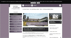 Desktop Screenshot of centre-funeraire-strasbourg.com