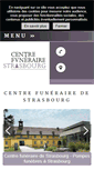 Mobile Screenshot of centre-funeraire-strasbourg.com